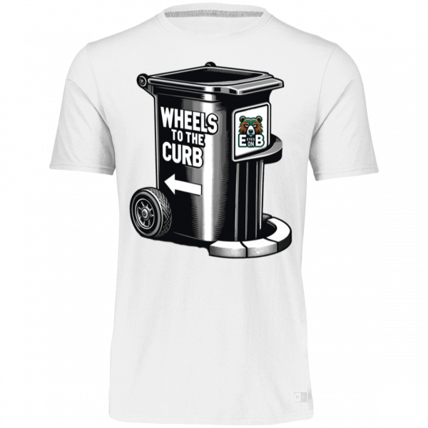 Men's Wheels To The Curb Essential Dri-Power Tee - Image 2