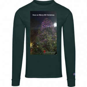 Have a Merry EB Christmas - Champion Mens Long Sleeve Tee