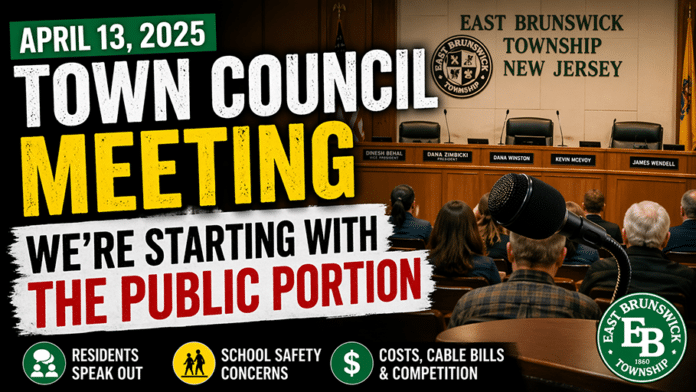 April 13 Town Council Meeting