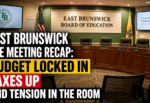 East Brunswick BOE Meeting Recap: Budget Set, Taxes Up, and Tension in the Room