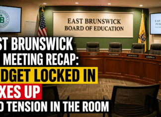 East Brunswick BOE Meeting Recap: Budget Set, Taxes Up, and Tension in the Room