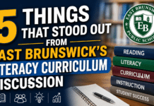 5 Things That Stood Out From East Brunswick’s Literacy Curriculum Discussion