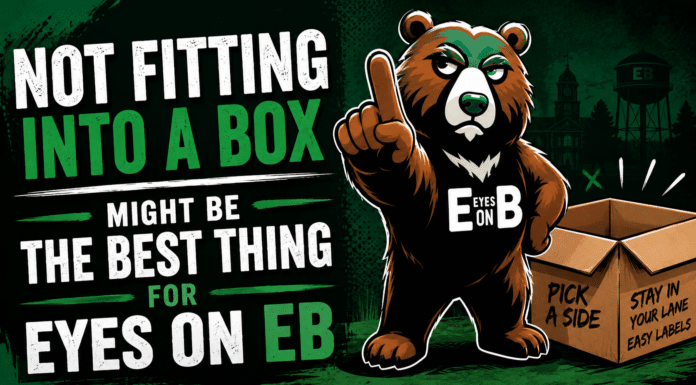 Not Fitting Into a Box Might Be the Best Thing for Eyes On EB Not Fitting Into a Box Might Be the Best Thing for Eyes On EB