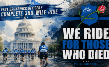 Team East Brunswick Completes 300-Mile Police Unity Tour Ride to Honor Fallen Officers Team East Brunswick Completes 300-Mile Police Unity Tour Ride to Honor Fallen Officers