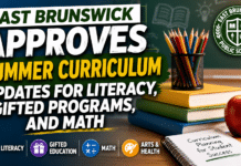 East Brunswick Approves Summer Curriculum Work Focused on Literacy, Gifted Education, and Math
