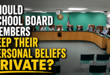 Should School Board Members Keep Their Personal Beliefs Private? Should School Board Members Keep Their Personal Beliefs Private