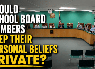 Should School Board Members Keep Their Personal Beliefs Private? Should School Board Members Keep Their Personal Beliefs Private