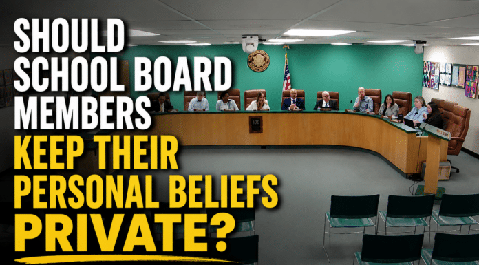 Should School Board Members Keep Their Personal Beliefs Private? Should School Board Members Keep Their Personal Beliefs Private