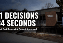 Eleven Decisions in Thirty-Four Seconds: What East Brunswick’s Council Approved on Aug. 24