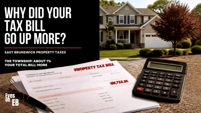 East Brunswick Municipal Tax Rose About 1%