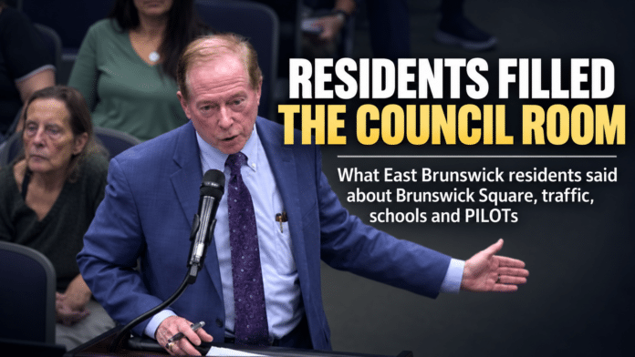 East Brunswick Residents Filled the Council Room Monday. Here's What They Said.