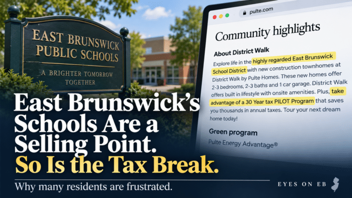 East Brunswick’s Schools Are a Selling Point. So Is the Tax Break.
