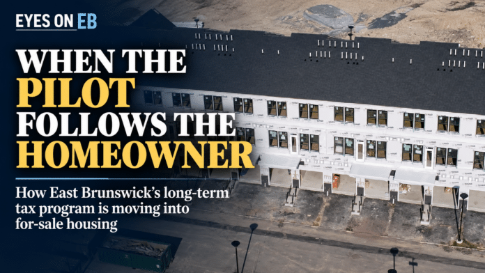 Vermella redevelopment and District Walk townhomes in East Brunswick, New Jersey