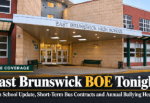 East Brunswick BOE Tonight: High School Update, Short-Term Bus Contracts and the Annual Bullying Hearing East Brunswick BOE Tonight High School Update