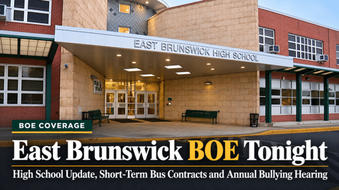 East Brunswick BOE Tonight High School Update